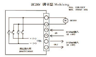 DC24V普通調(diào)節(jié)型接線圖